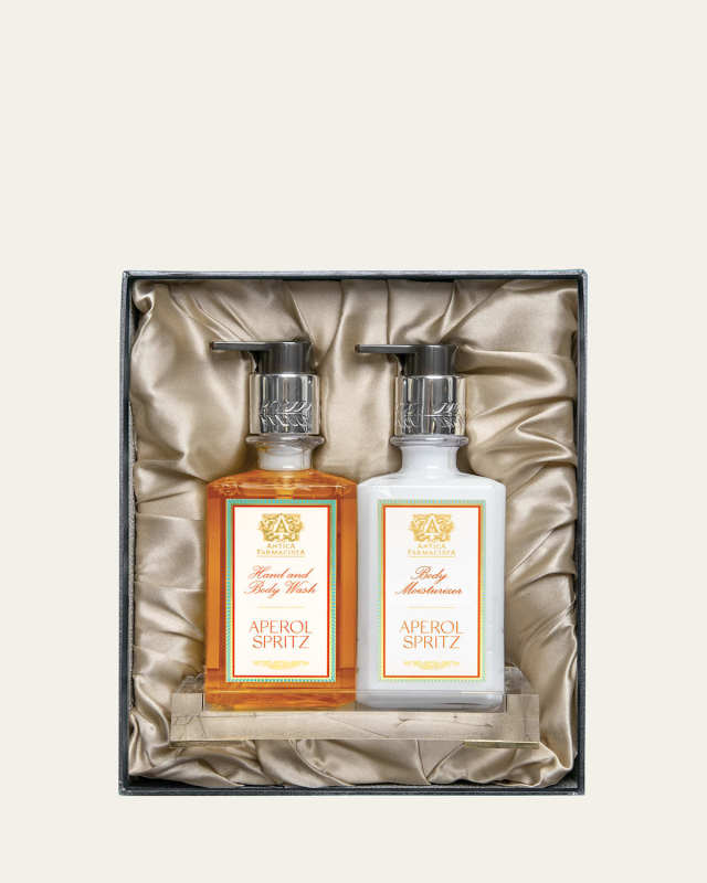 Aperol Spritz Acrylic Bath & Body Gift Set